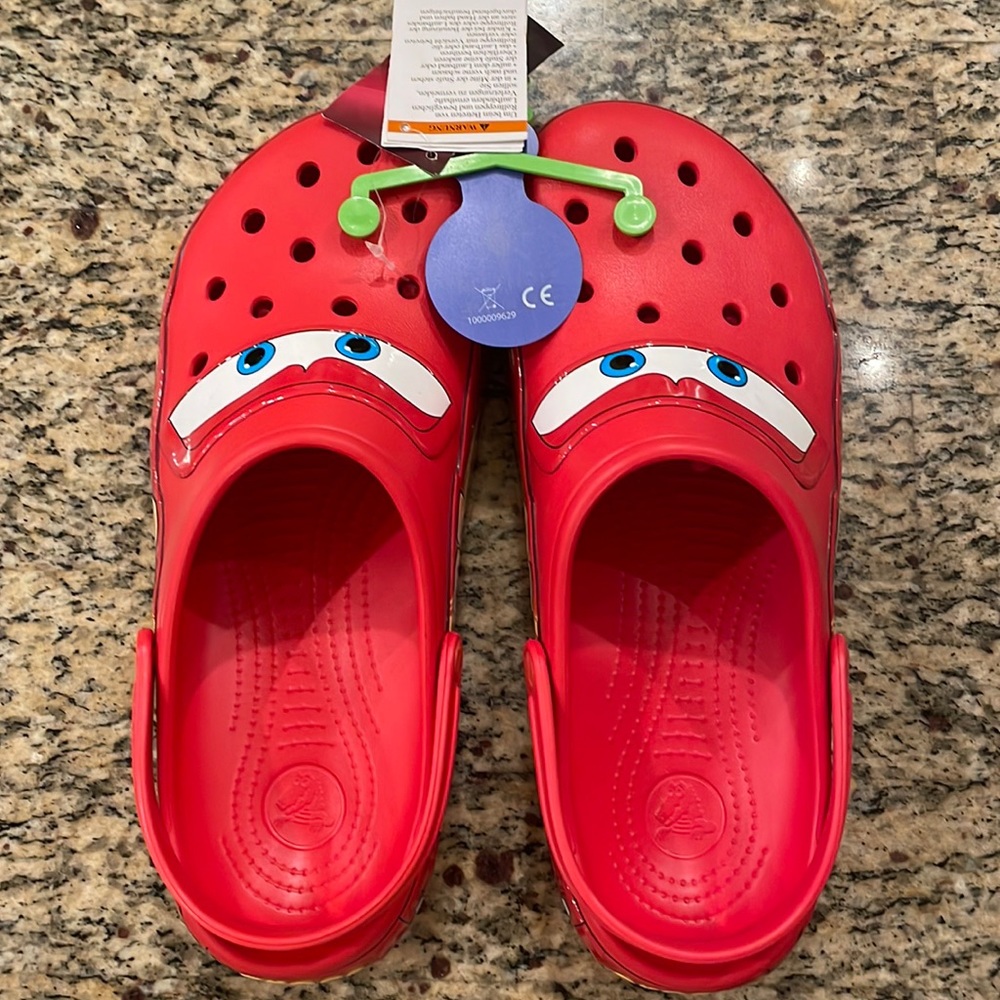 Crocs Classic Clog Lightning McQueen Men’s Size 12